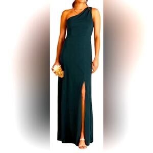 Birdy Grey KIRA DRESS CREPE EMERALD Size XS